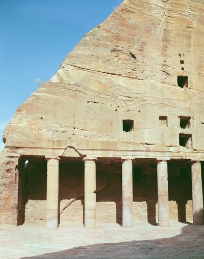 View of a lateral colonnade by Nabatean